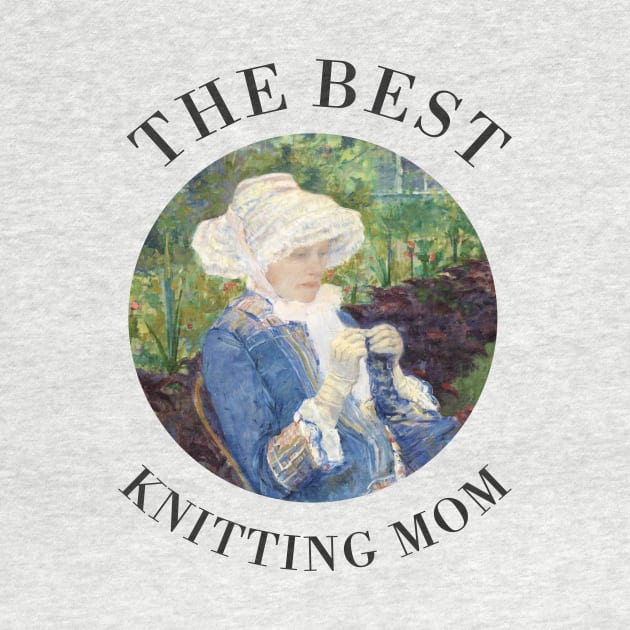 THE BEST KNITTING MOM EVER FINE ART VINTAGE STYLE MOTHER OLD TIMES by the619hub